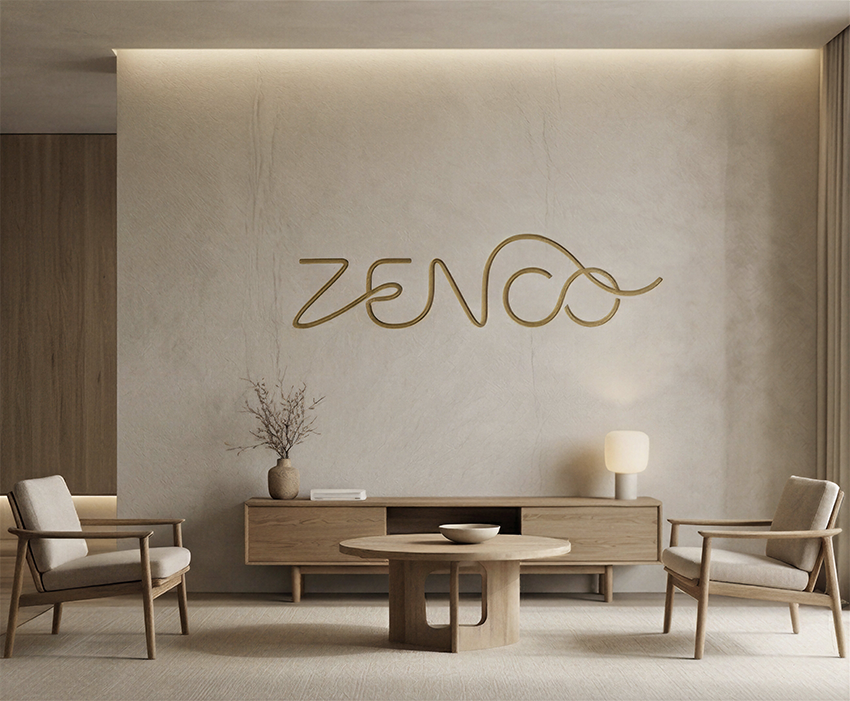 Ambiente corporativo ZENco — espaço de reconexão e equilíbrio